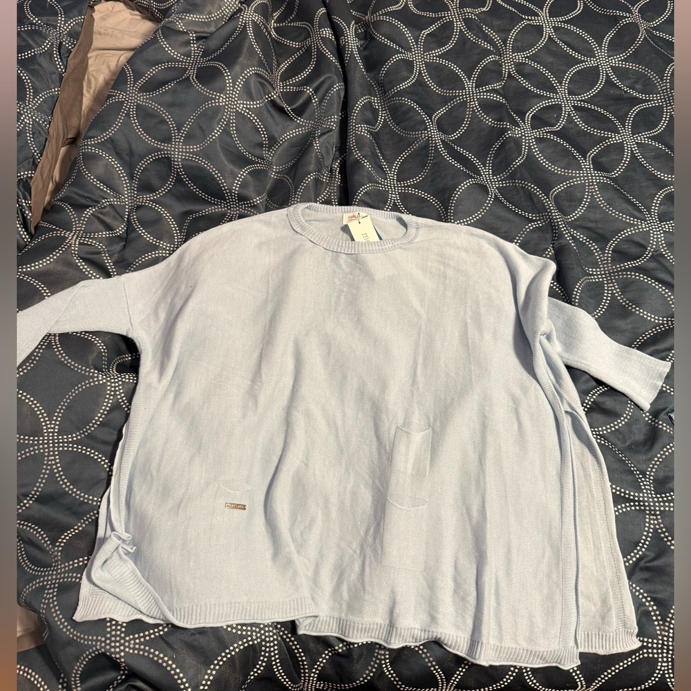 Light Blue Knit Sweater